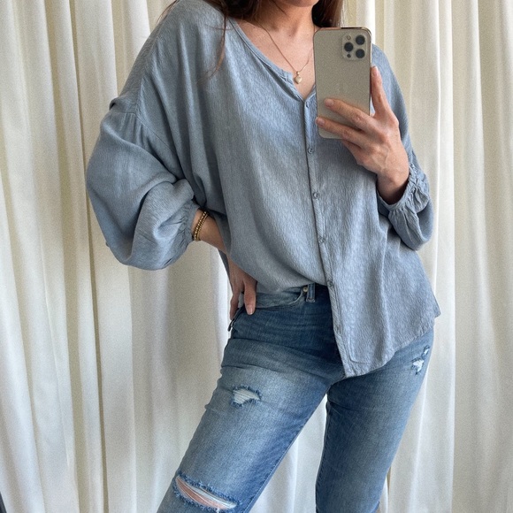 🆕 Spring Ready Top — Dusty blue - Picture 6 of 9